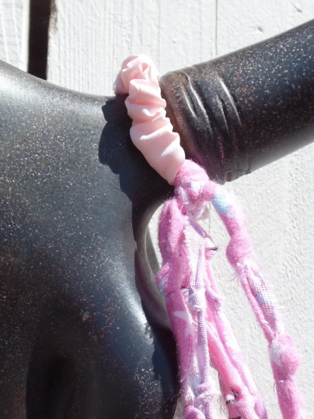 Hand Crafted Hair Tie Swag (1) COTTON CANDY